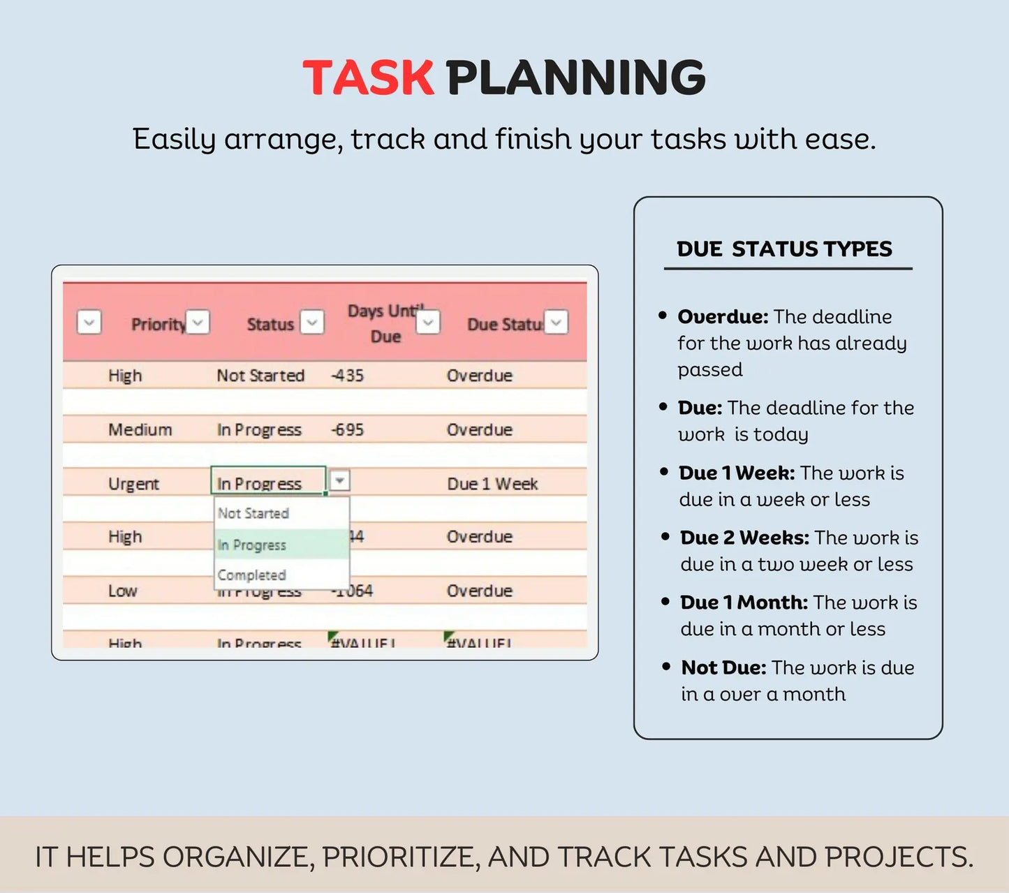 PLR & MRR To-Do List & Task Tracker | Productivity Planner & ADHD Management Spreadsheet